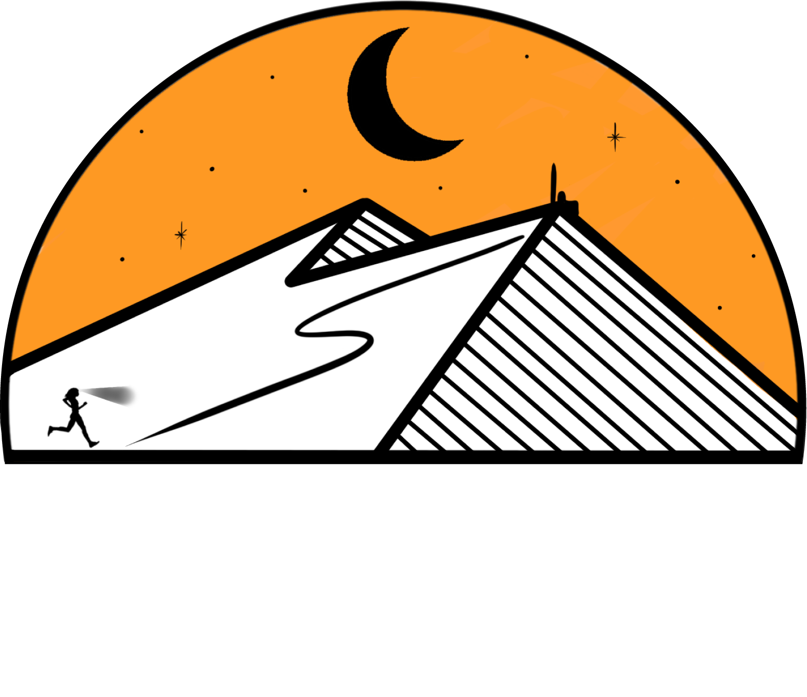 Logo de la Nocturne du Béout avec l'écriture en blanc