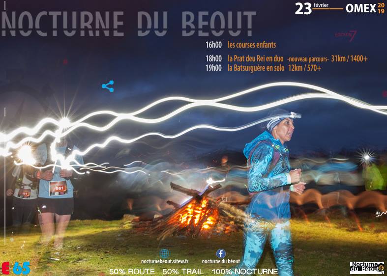 Affiche de la Nocturne du Béout de 2019