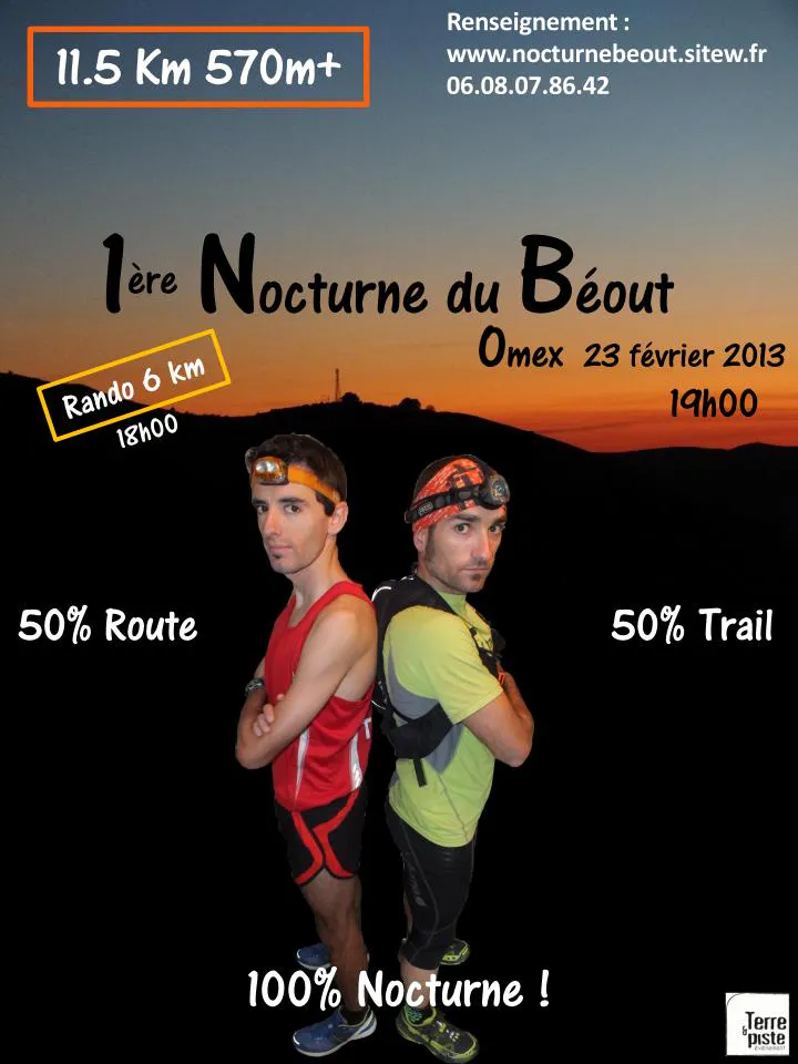 Affiche de la première Nocturne du Béout en 2013
