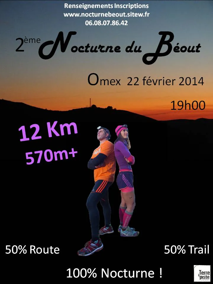 Affiche de la Nocturne du Béout de 2014