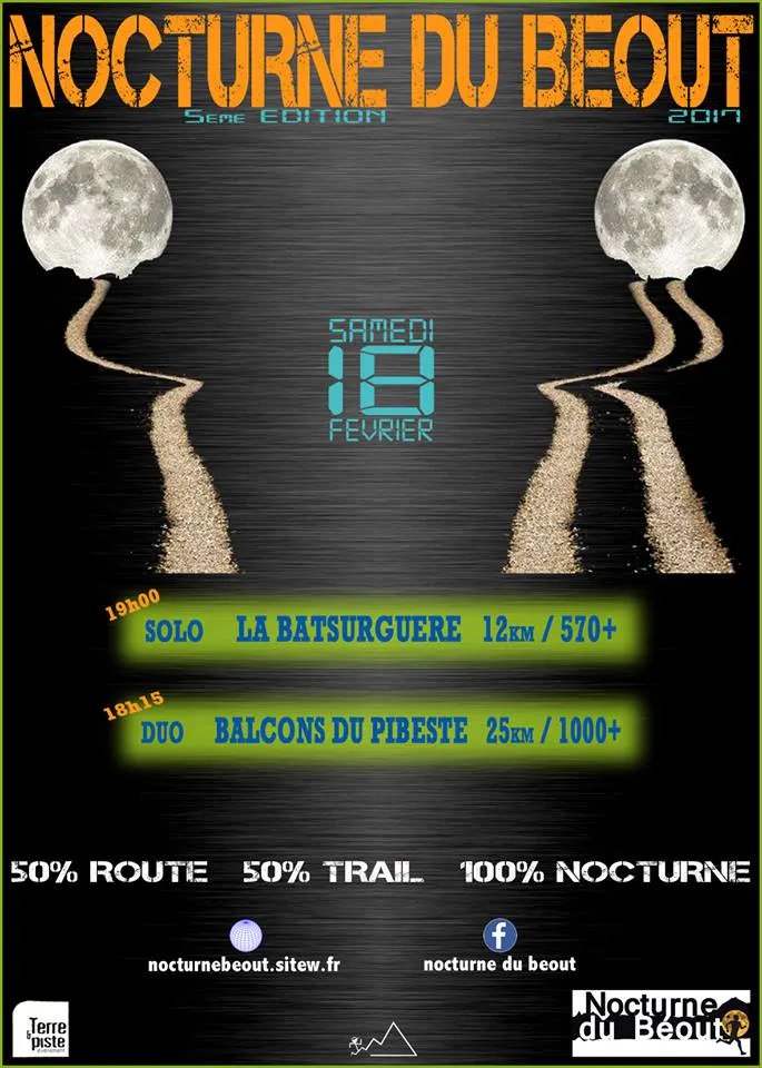 Affiche de la Nocturne du Béout de 2017