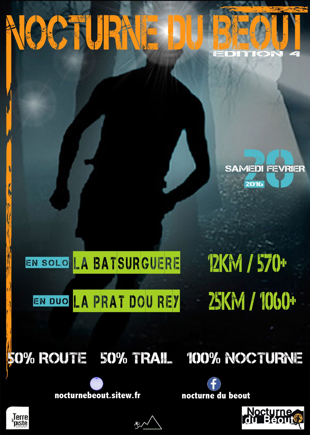 Affiche de la Nocturne du Béout de 2016