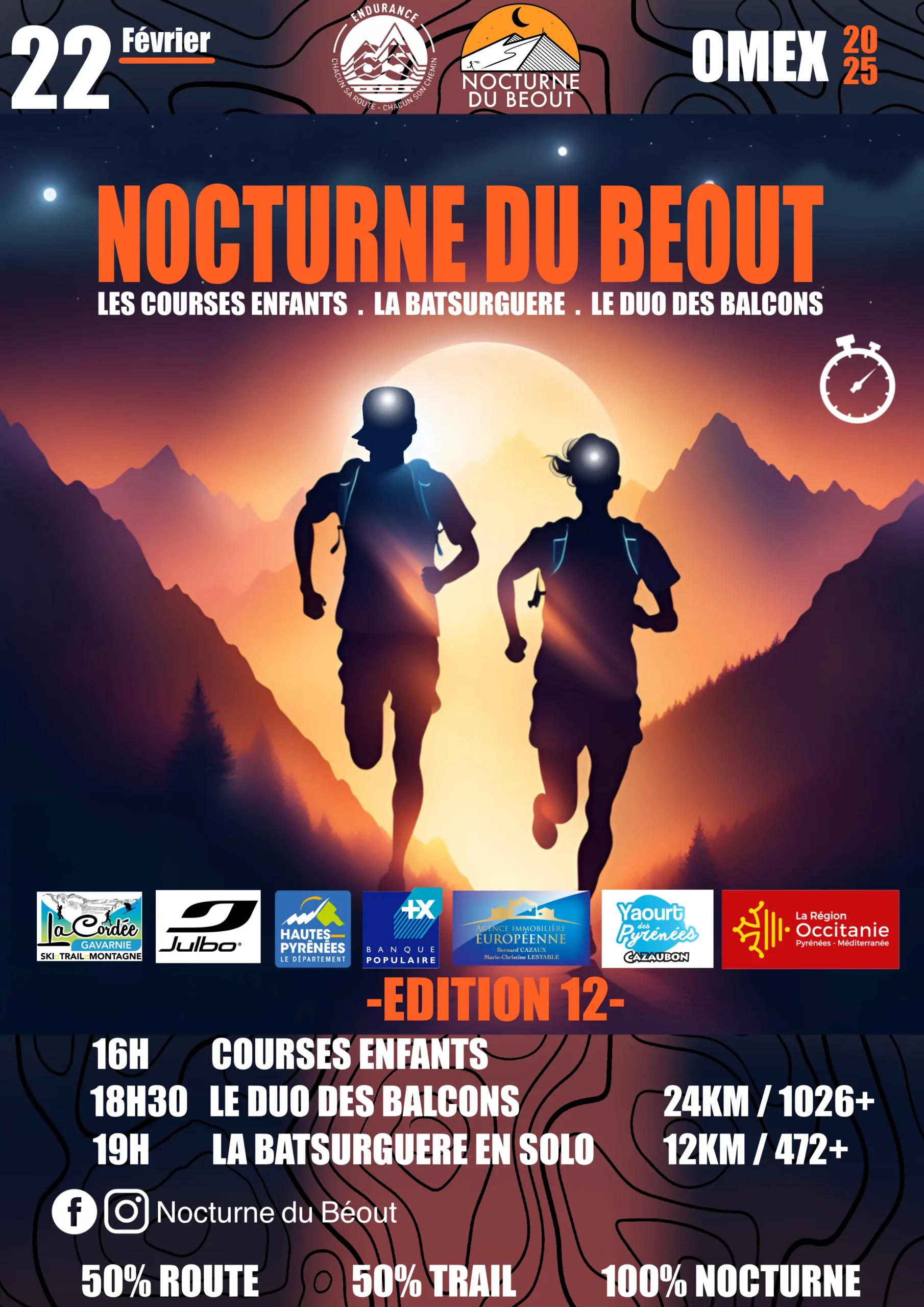 Affiche de la Nocturne du Béout de 2025