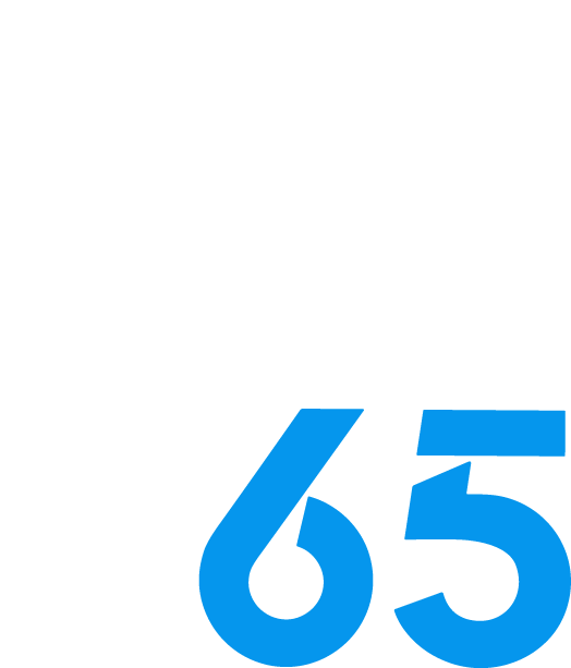 Mini logo en blanc du club de course Endurance 65 à Lourdes